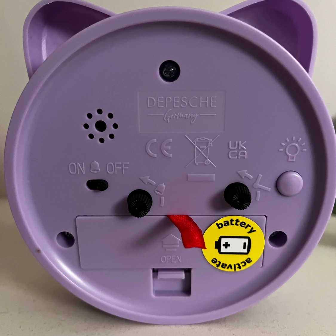 Lila väckarklocka från Top Model - 90