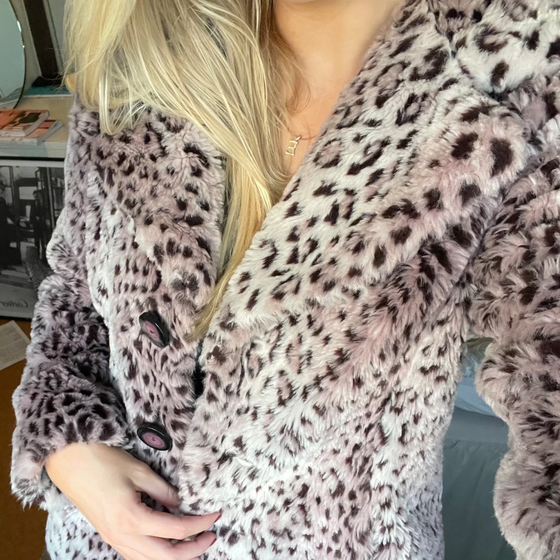 Leopard pälsjacka - 91