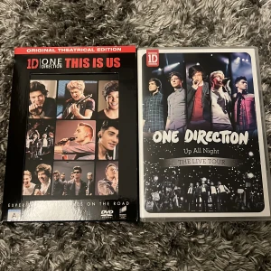 One Direction filmer  - 2 One Direction filmer  ”This is us” + några bilder  ”Up all night the live tour” Båda är oanvända Säljer endast tillsammans 