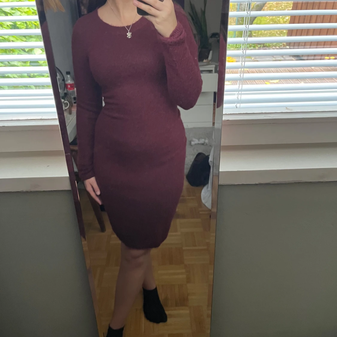 Stickad klänning - 91