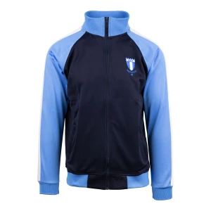 MFF kofta  - Malmö FF kofta med vita ränder på sidan av armarna. Den är i skick 9/10 och finns inga fläckar på den. Ny pric ca 749kr. Hör av er vid minsta funderingar 