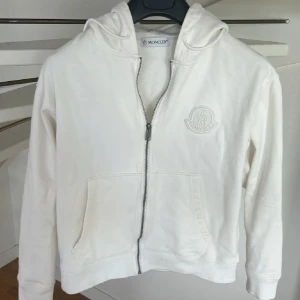 Moncler zip up hoodie - Vit, S  Kom med byten
