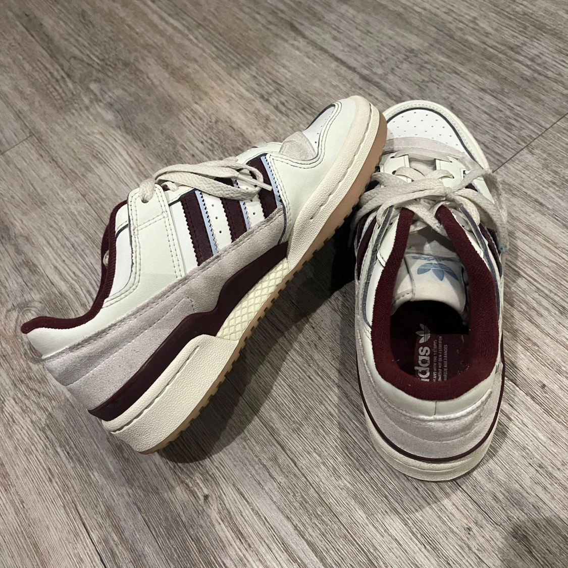 Adidas forum low cl vinröd - 90