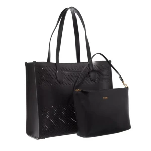 GUESS Katey Perf Tote  - Snygg guess väska - Medföljande handväska - Axelband - Medföljande förvaringspåse - Axelrem längd 54 cm - Längd: 41 cm, Bredd: 15 cm, Höjd: 33 cm - Längd: 29 cm, Bredd: 8 cm vid bredaste punkt, Höjd: 21 cm Ordinarie pris 1800kr