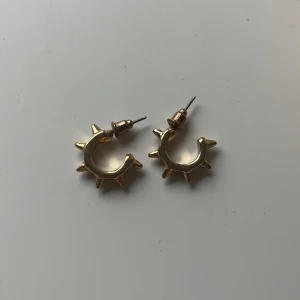 Guld örhängen - Sänder dessa snygga örhängen ifrån ur och Penn för jag är inte en guldtjej själv!🐆De är aldrig använda!❤️