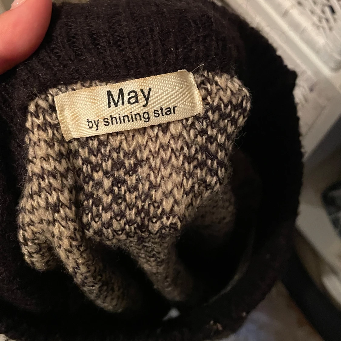 Stickad leopard tröja  - 91