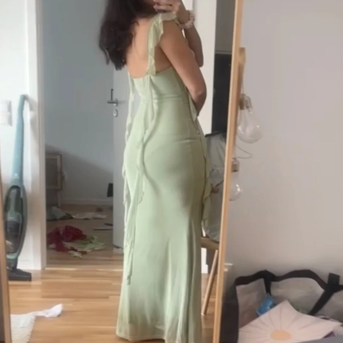 Grön klänning  - 92