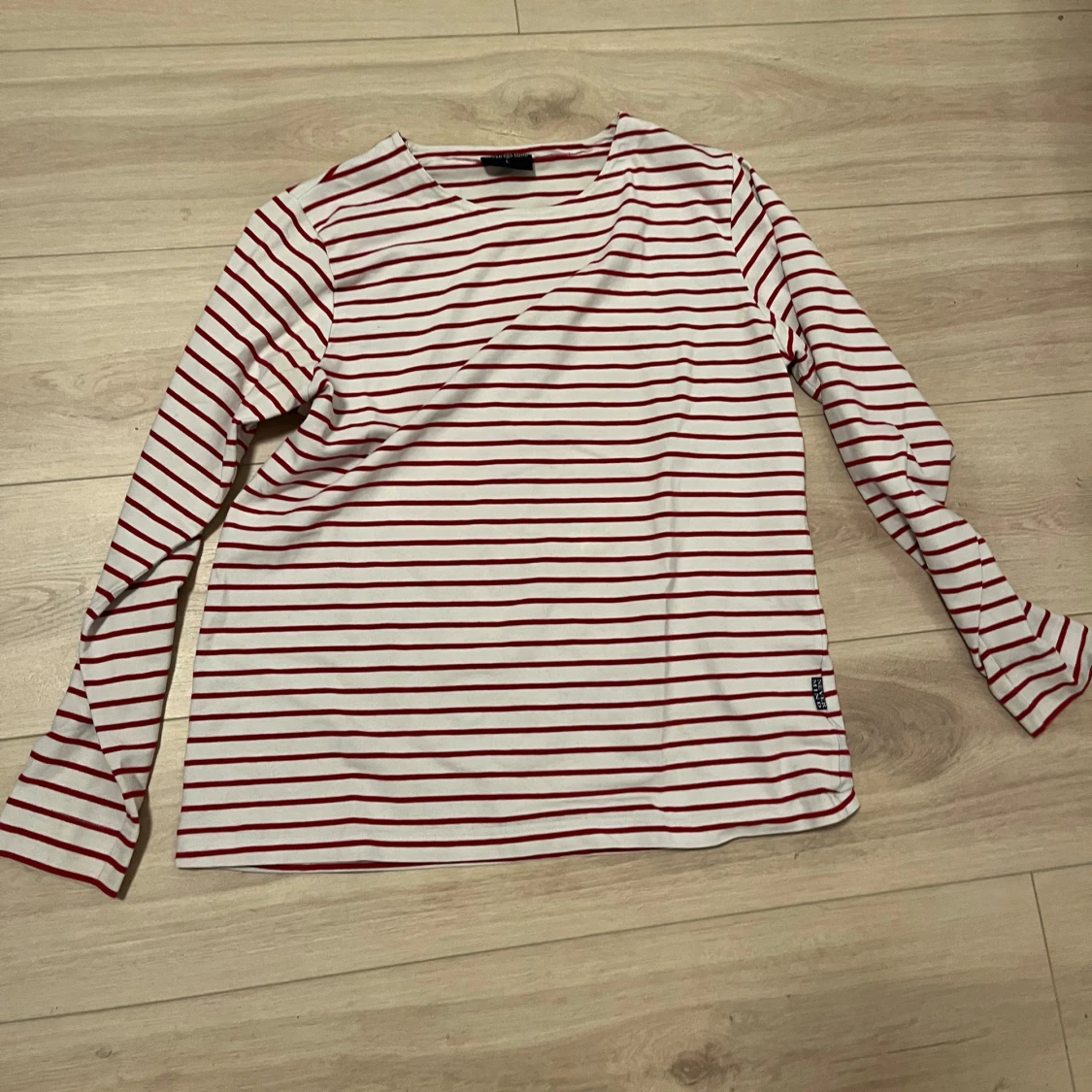 Randig långärmad tröja