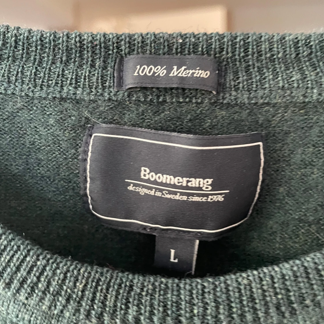 Grön merinoulltröja från Boomerang - 1