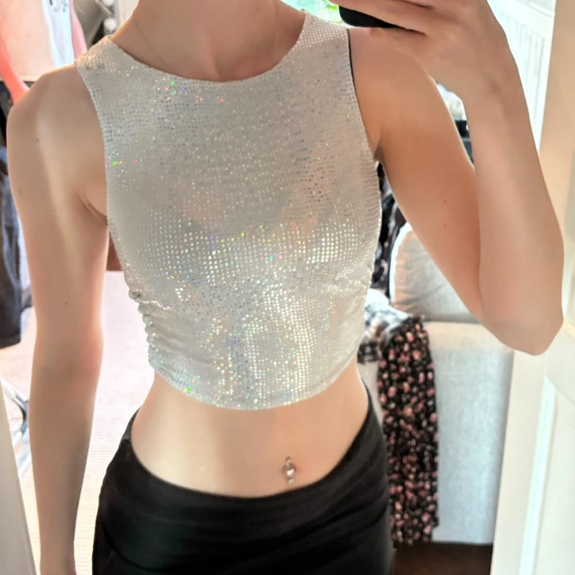 Glittrig Festtopp - 90