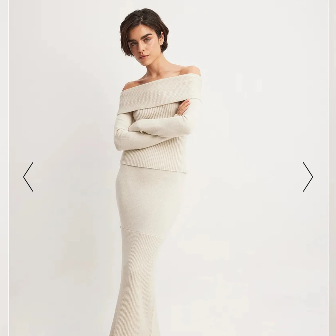 Helt oanvänt stickat sett!