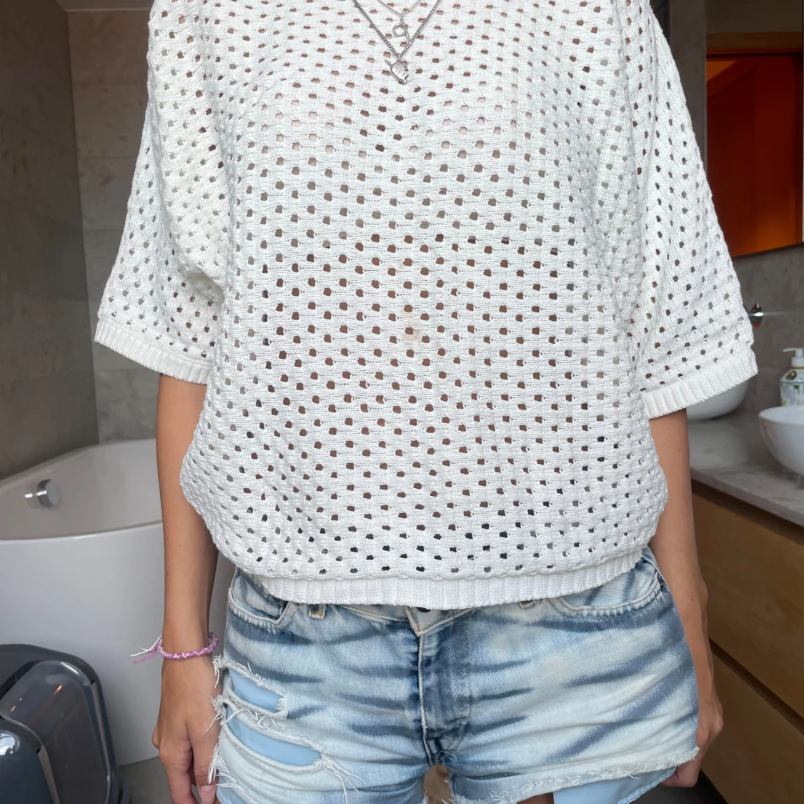 Jätte fin trekvarts ärmar tröja! 