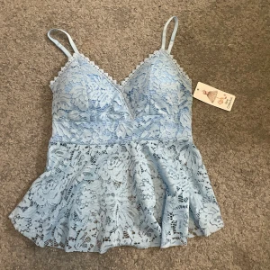 Blått linne  - Köpt på en marknad helt oanvänt!❤️