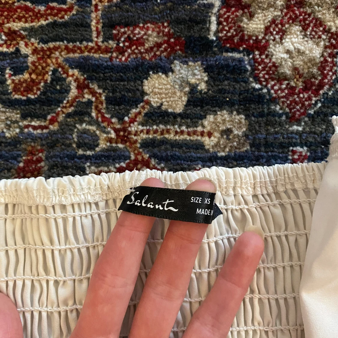 Vit broderad korsett! - 93