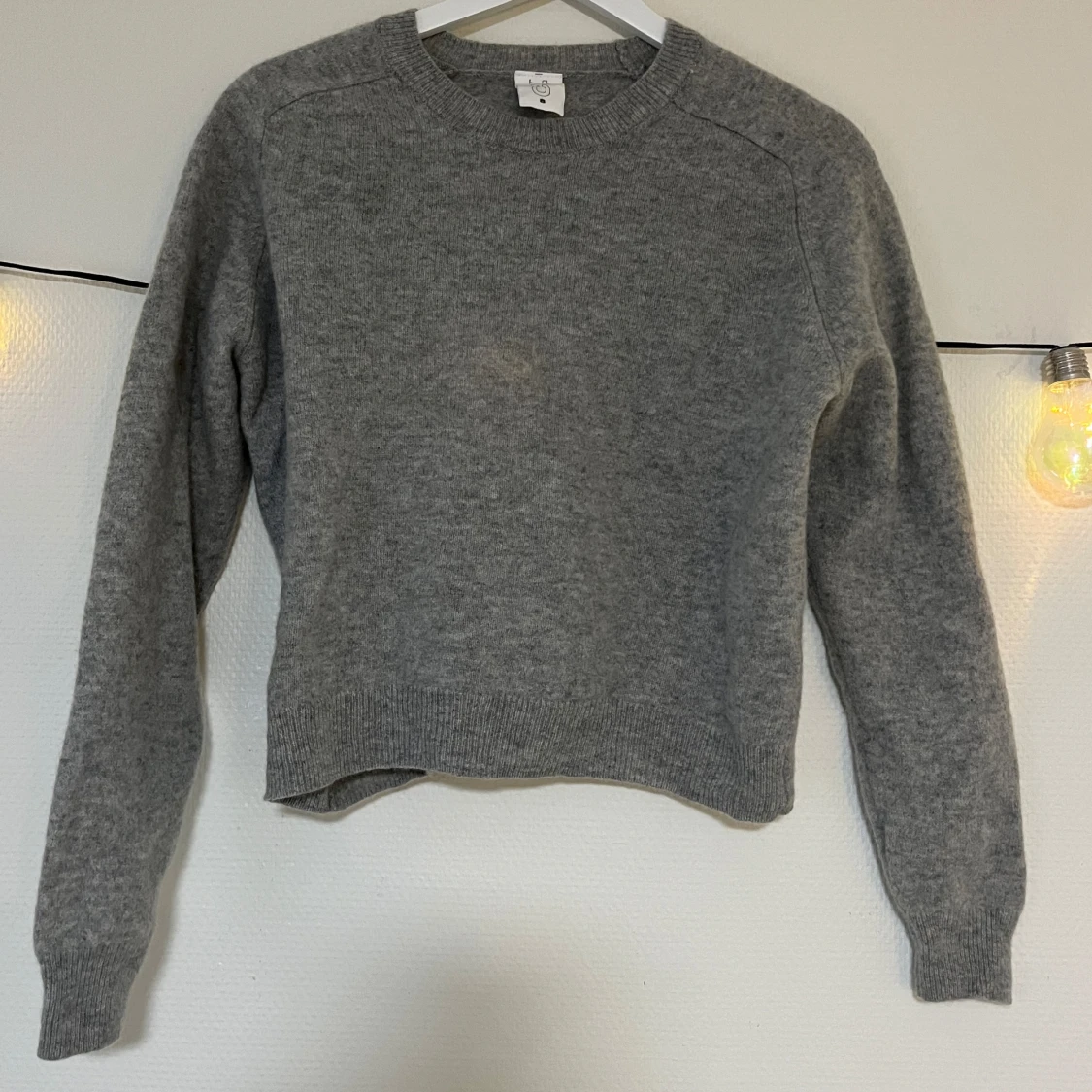 Fin grå stickad tröja Carin Wester