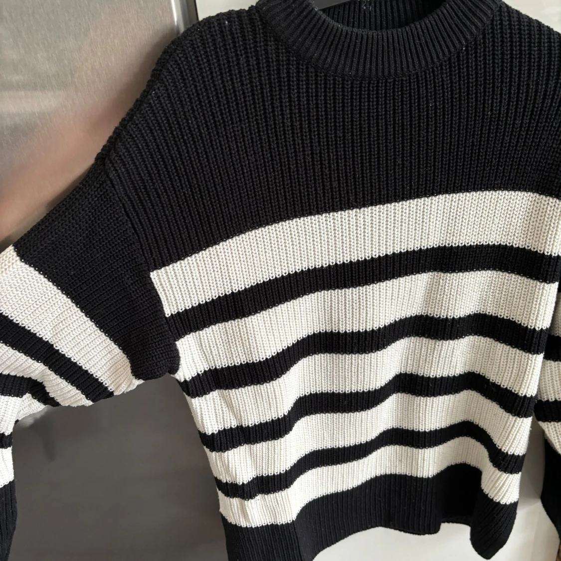 Randig stickad tröja🥰 - 90