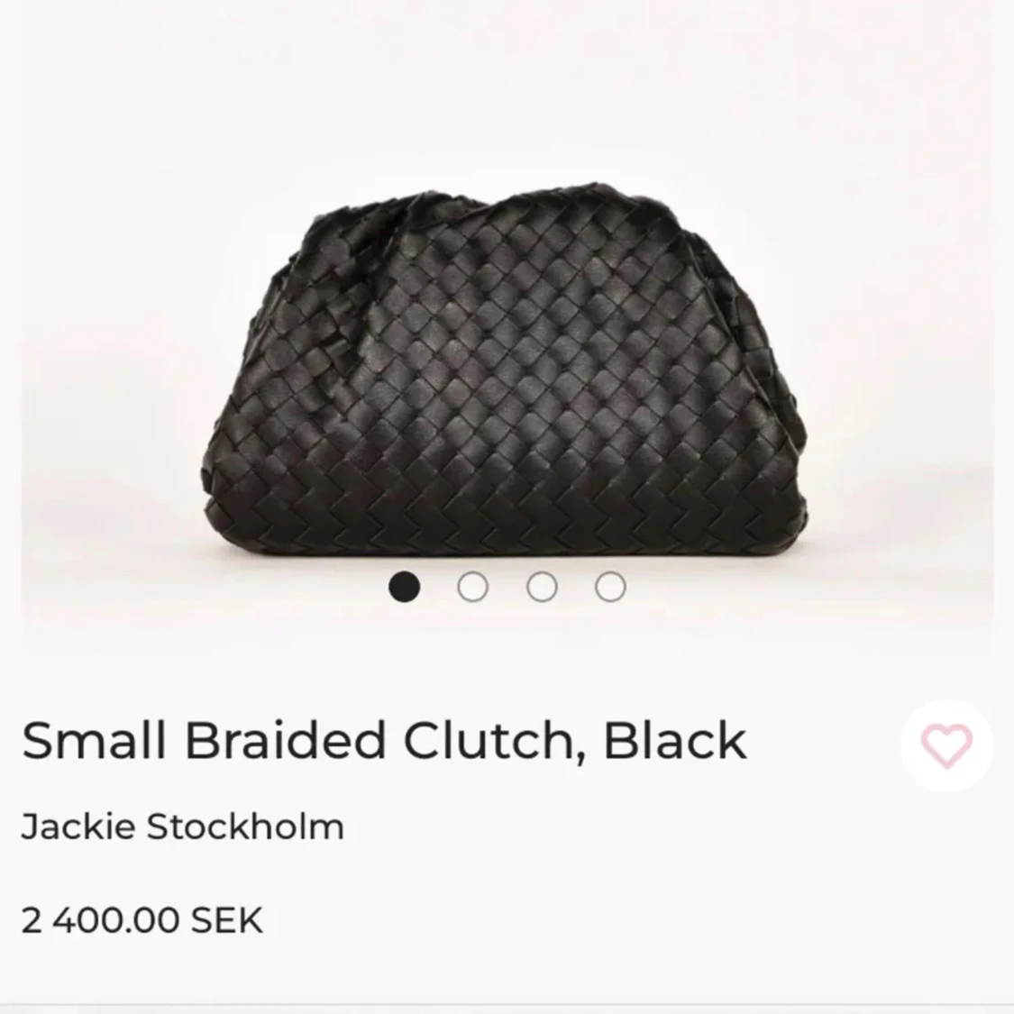 Small braided clutch