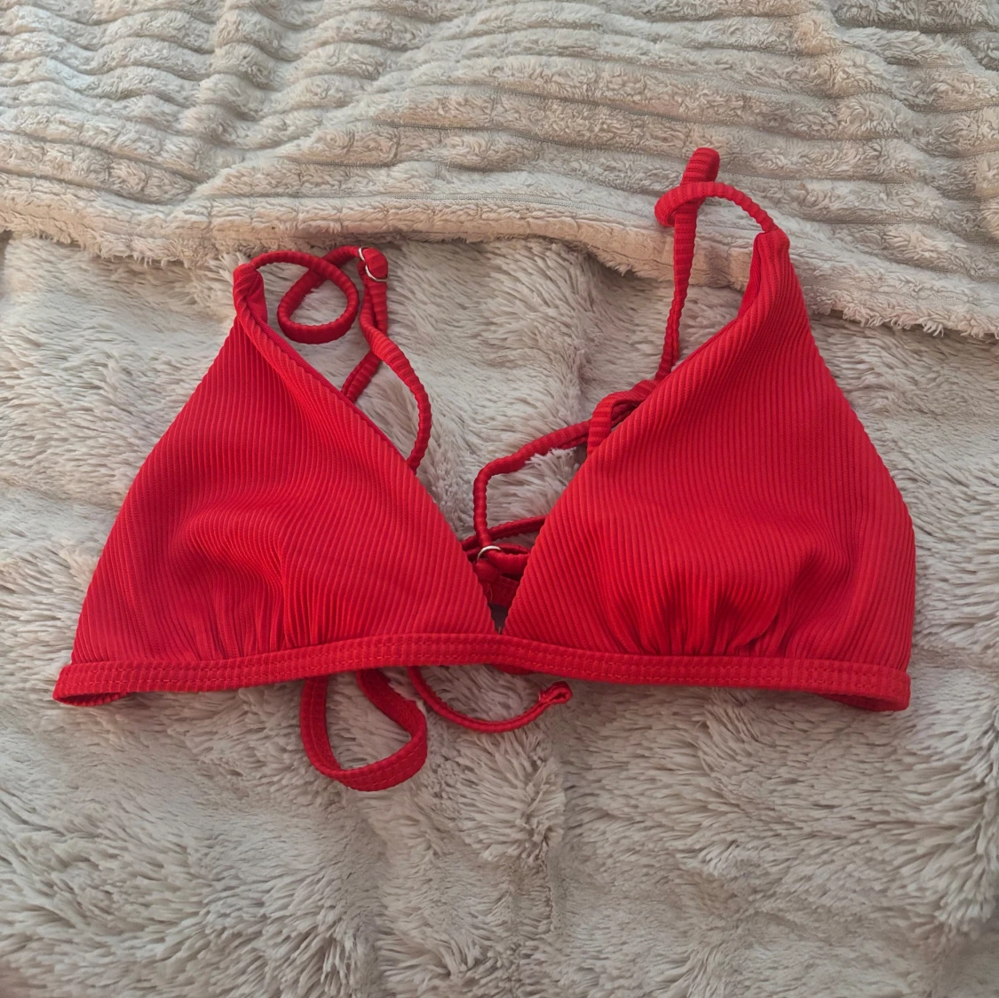 Röd bikinitopp - 91