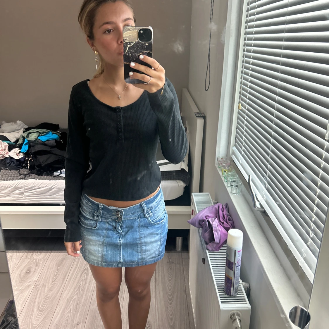 Söt tröja med knappar 