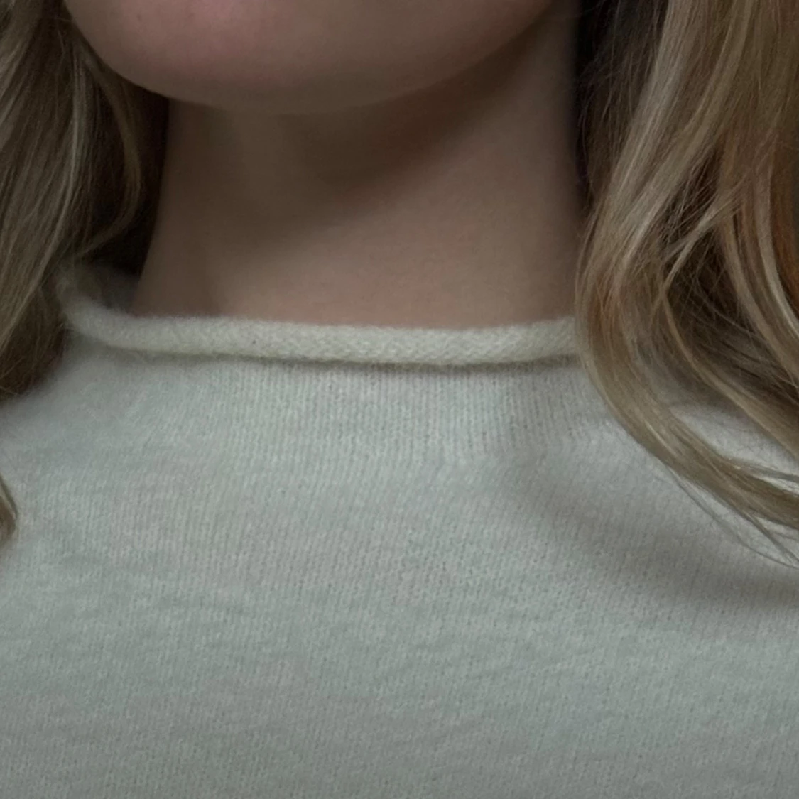 Crewneck stickad tröja