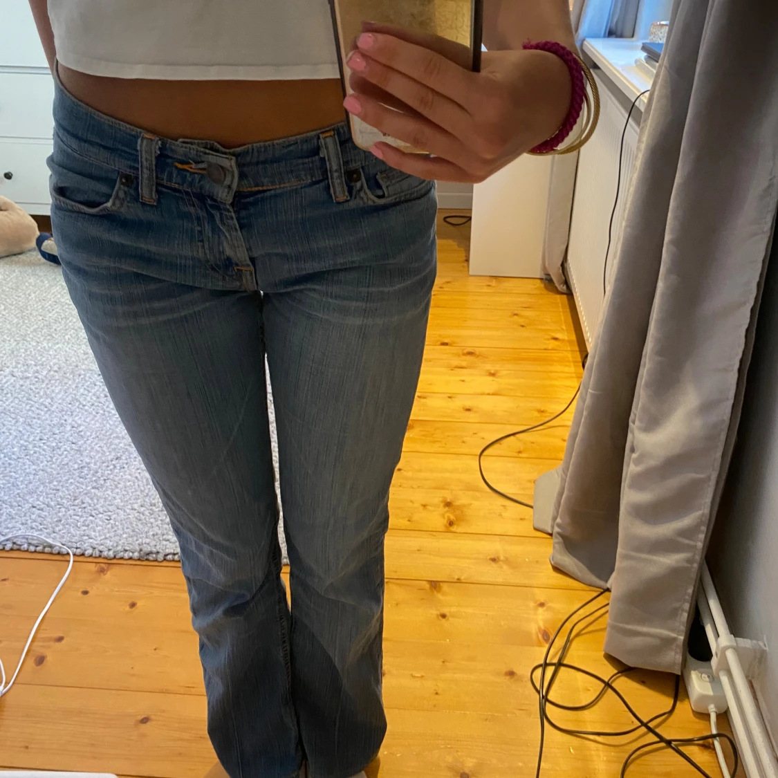 Lågmidjade jeans  - 90