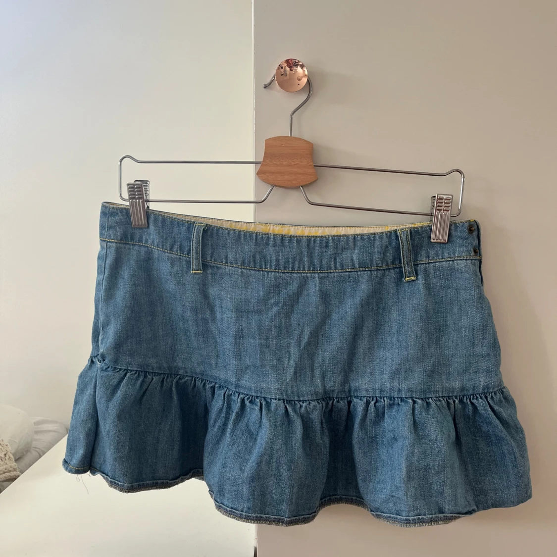 Volang jeans kjol - 90