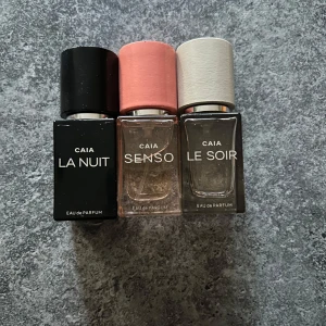 Caia parfymer - Säljer de här tre parfymerna från caia som inte längre går att få tag på. Köpt för cirka 500kr. 