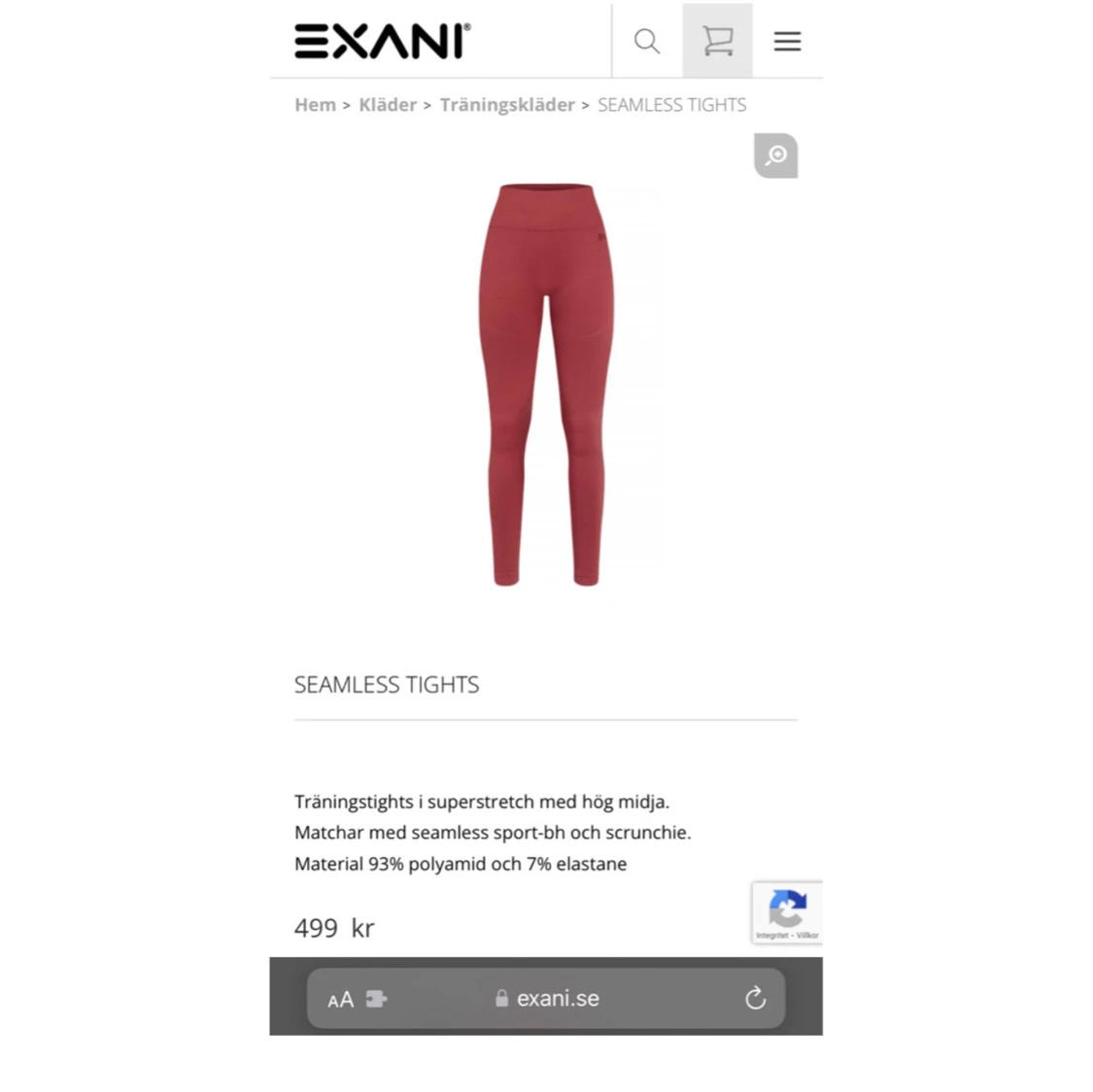 Träningstights Seamless (NYA!!!)