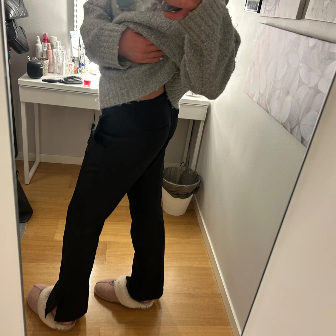 Låg midjade kostymbyxor  - 90