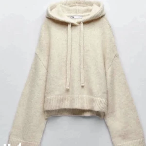 Zara hoodie - Stickad hoodie från zara i stolek S 