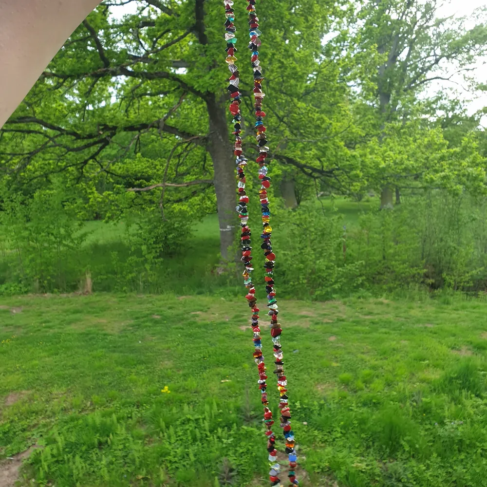 Multi-colored gemstone necklace. Hippie vibes 💞🏞. Accessoarer.