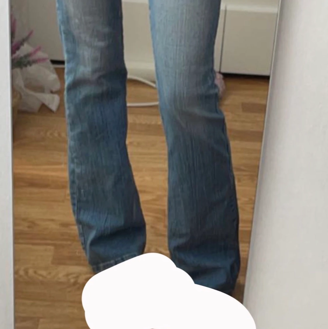Lågmidjade bootcut jeans  - 91
