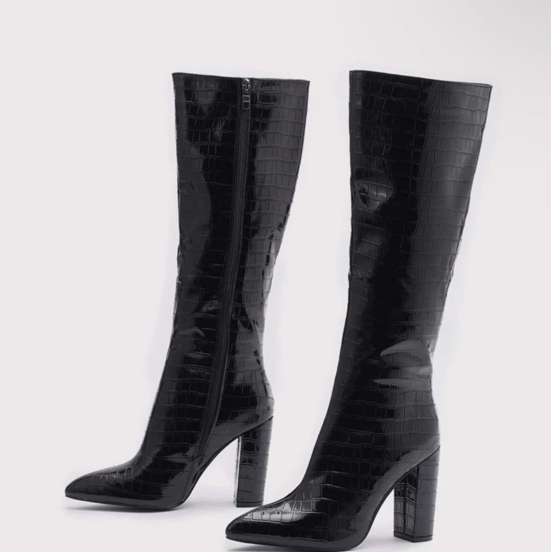 Coola ormskinns mönstrade klackar   - 90