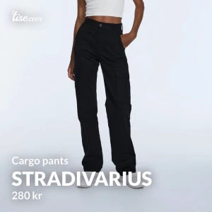 Stradivarius cargo pants  - Säljer ett par Stradivarius cargo pants som är knappt använda i storlek M. Skriv vid intresse, köparen står för frakten