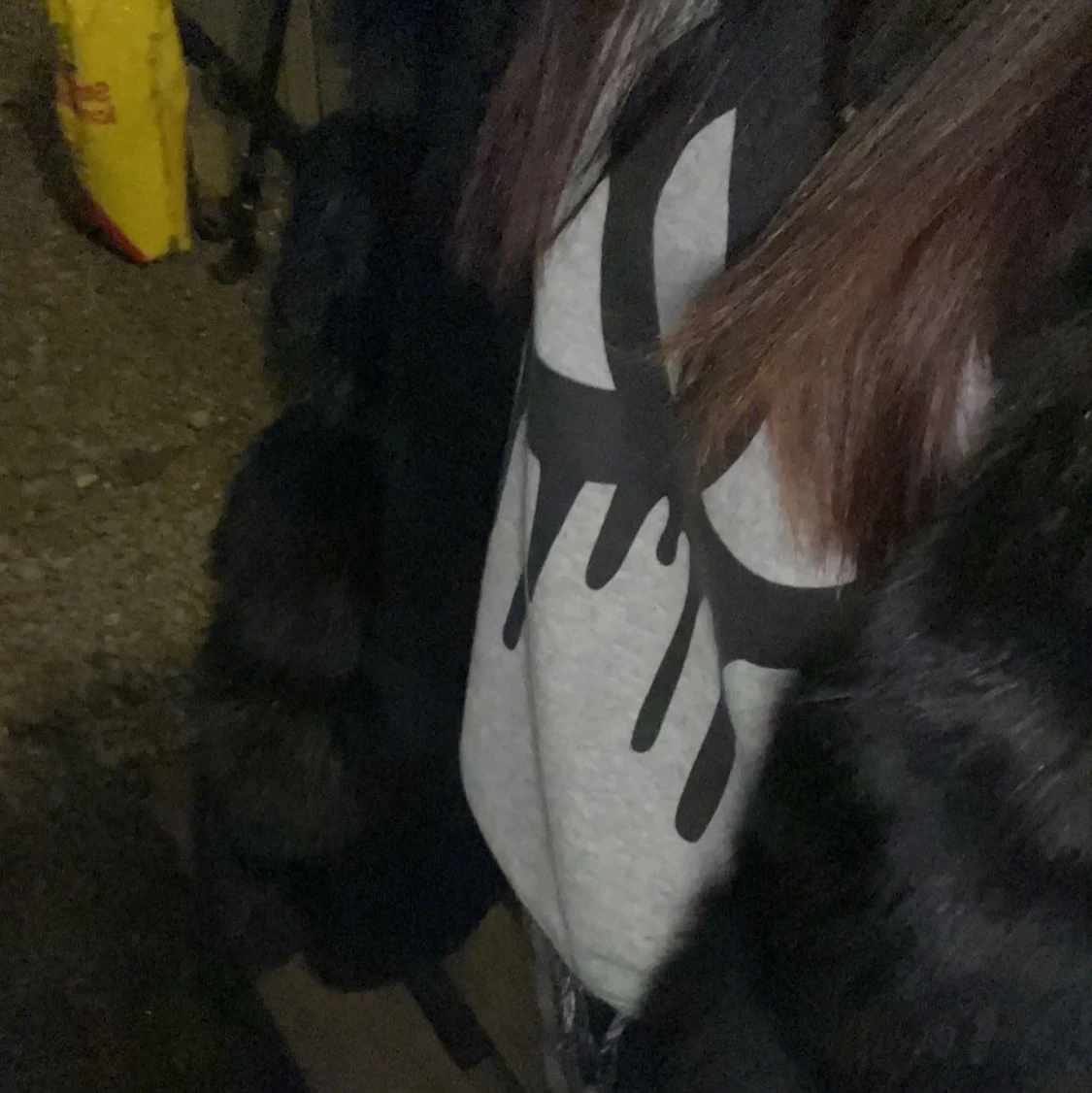 Äkta päls jacka. - 90