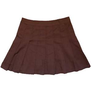 brun plisserad kjol från H&M, aldrig använd endast provad 💖