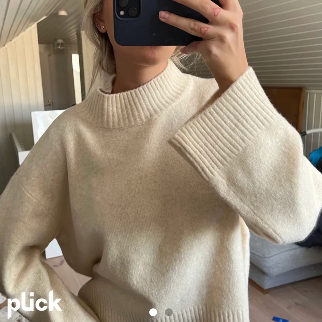 Stickad tröja pull&bear