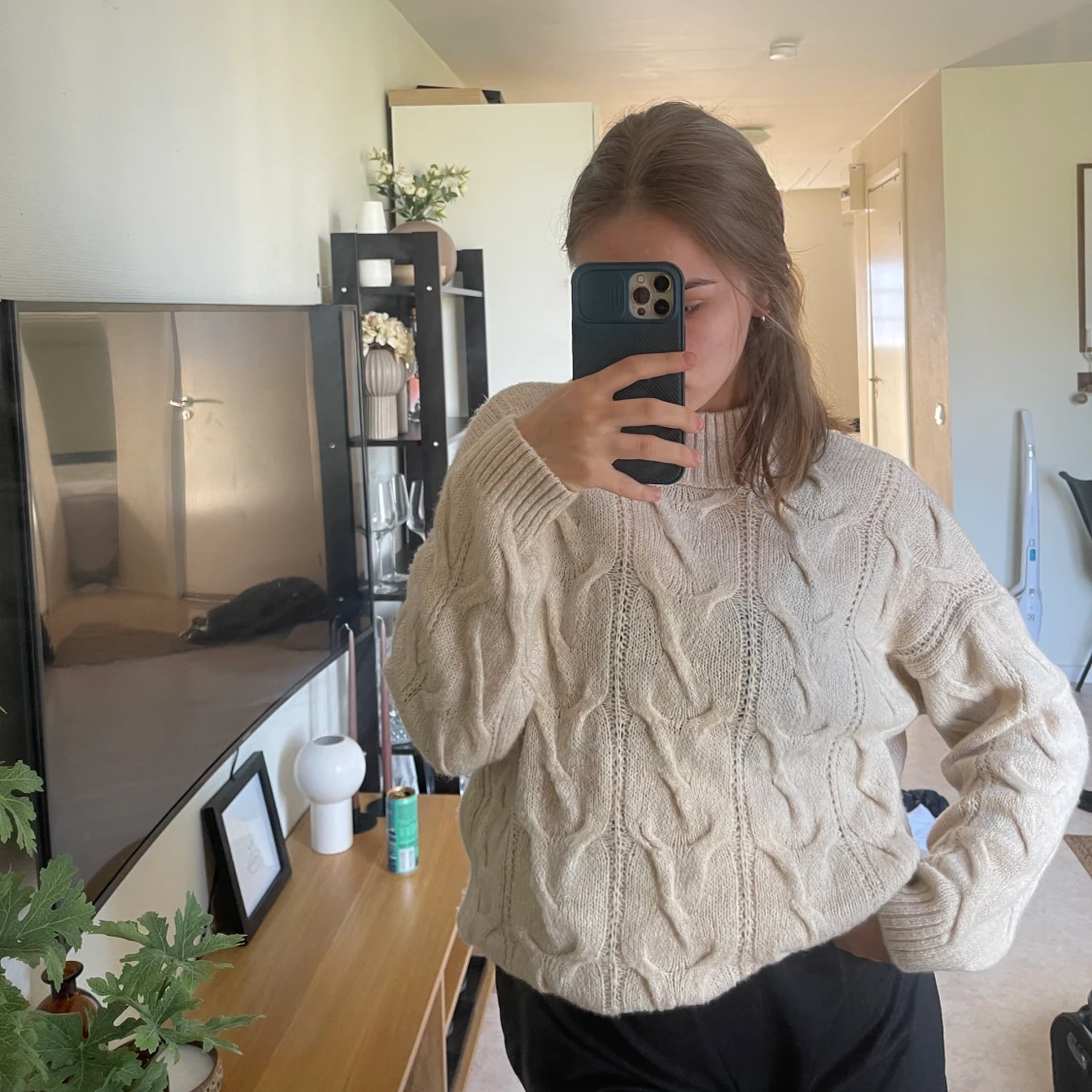 Stickad Klänning/tröja  - 90