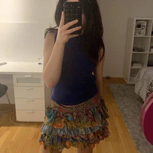 blå ärmlös topp  - jättefin stickad blå topp från designbysi! 💙 