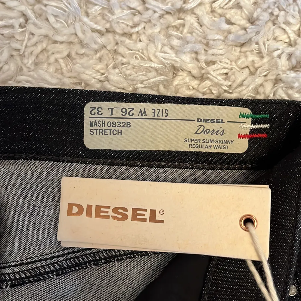 Diesel regular waist slim jeans  Never worn with tag  Dm for more info . Jeans & Byxor.