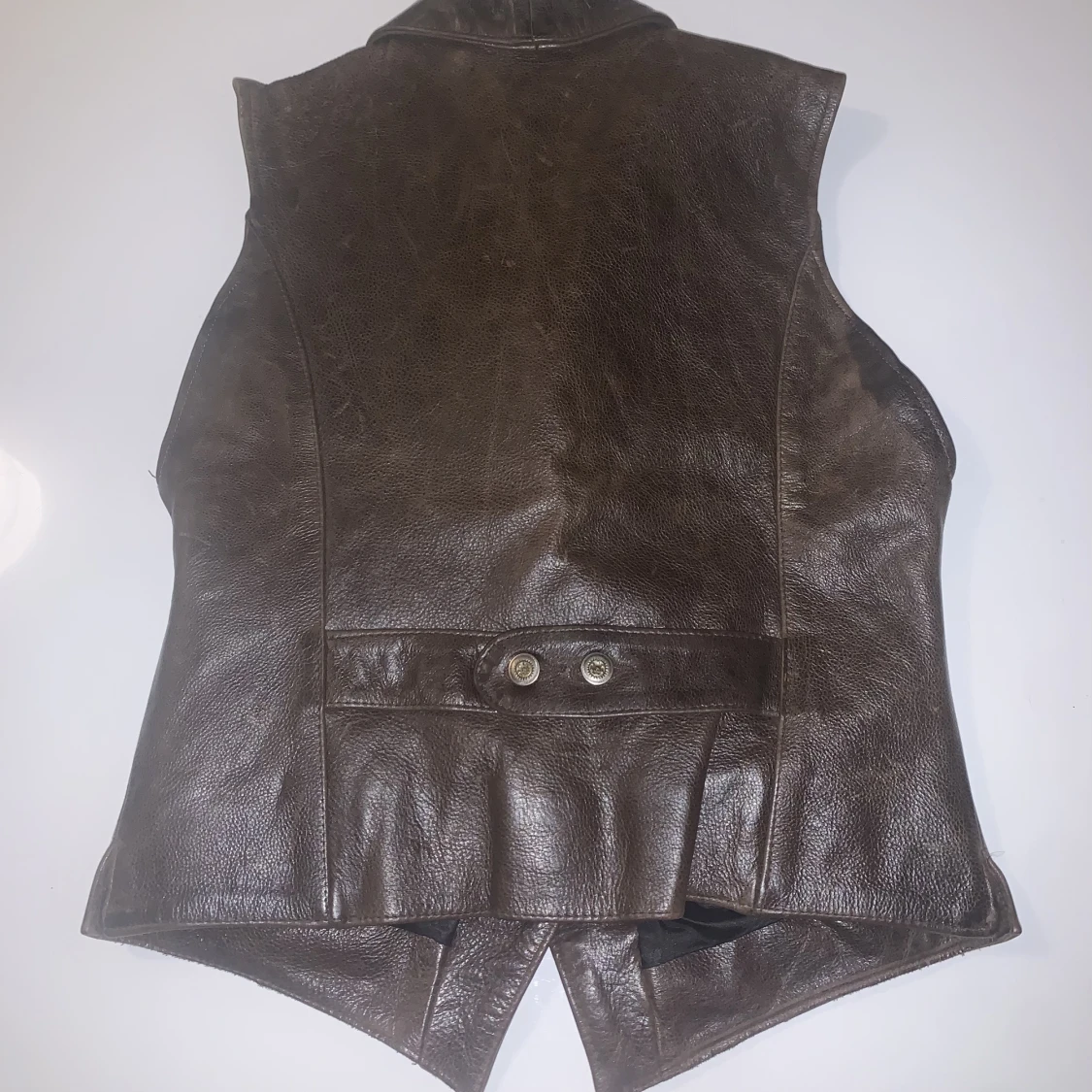 Riaz äkta skinn väst  - 90