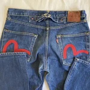  As fetta vintage evisu jeans!🤩 inget fel på dom🙏🏻 Pris kan diskureras