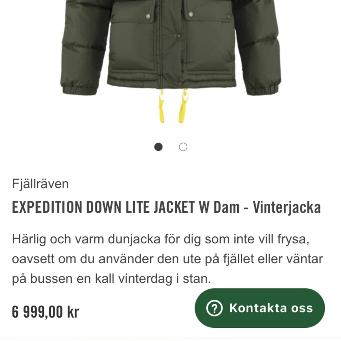 Ny Fjällräven Expedition down lite W - 91