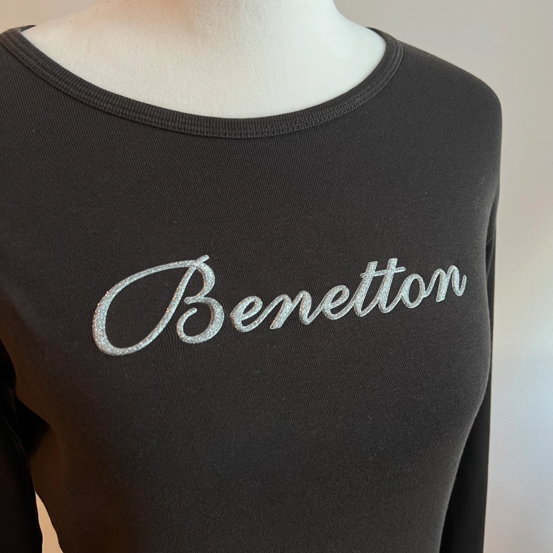 Brun långärmad tröja - 90