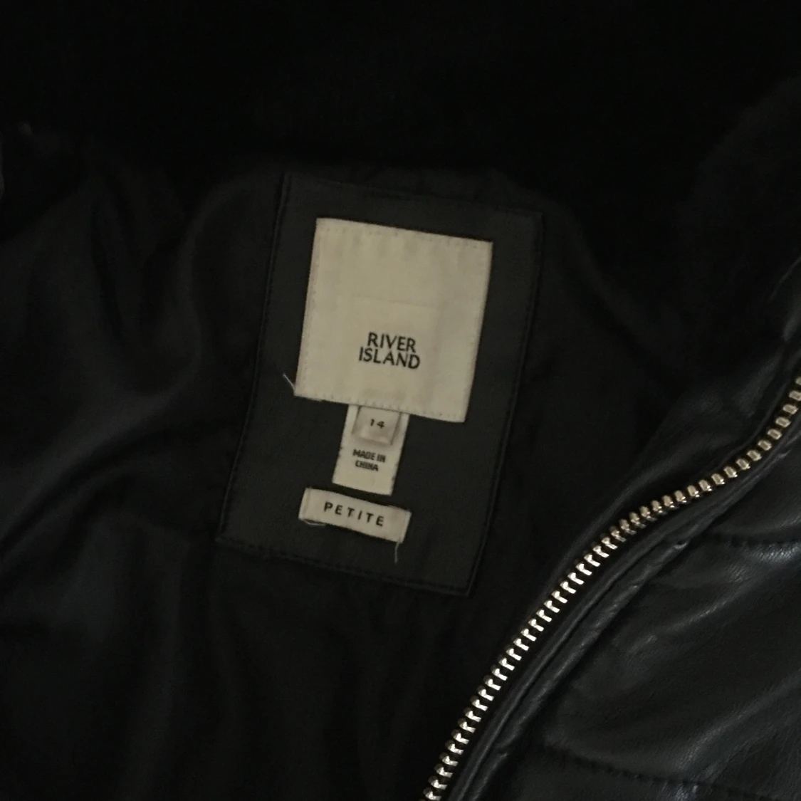 River Island, quiltad jacka stl 14 petite - 91