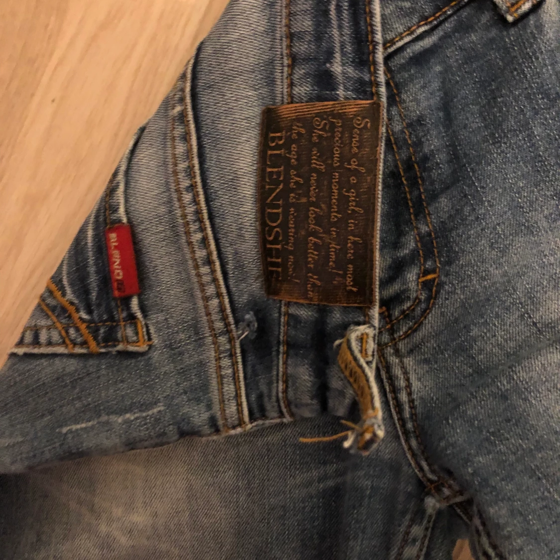 straight lågmidjade jeans - 91
