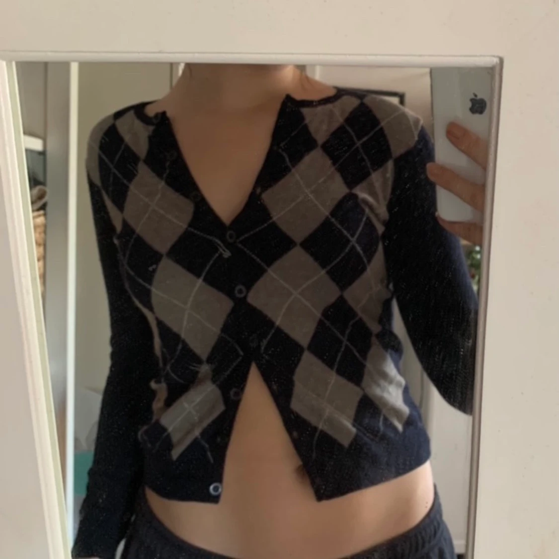 Kofta i Argyle mönster - 90