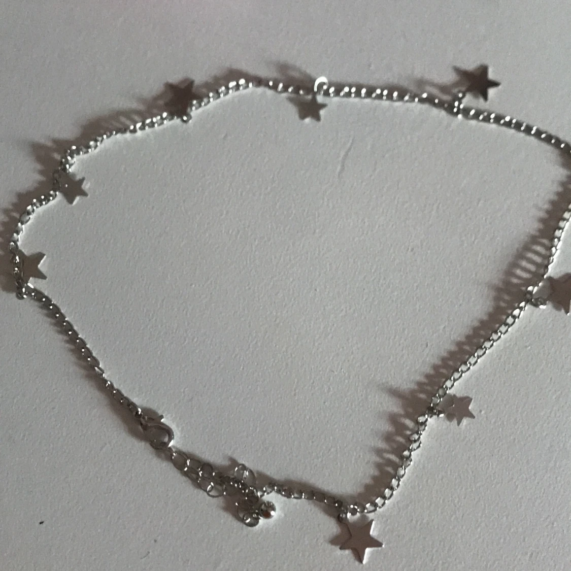 silver sjärnhalsband - 90