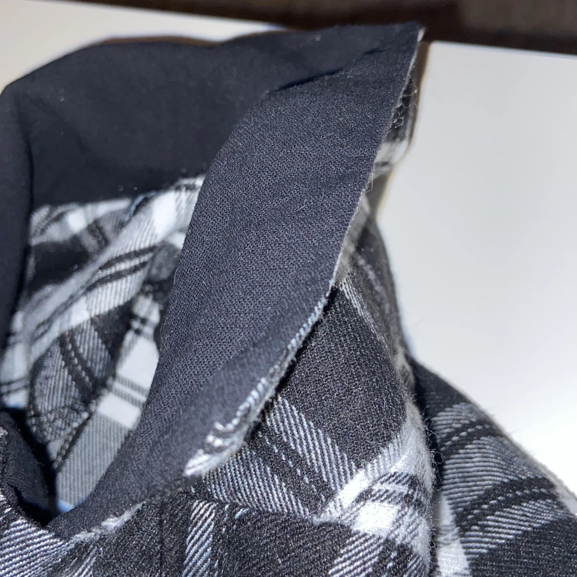 Rutig kofta med axel puffar - 91