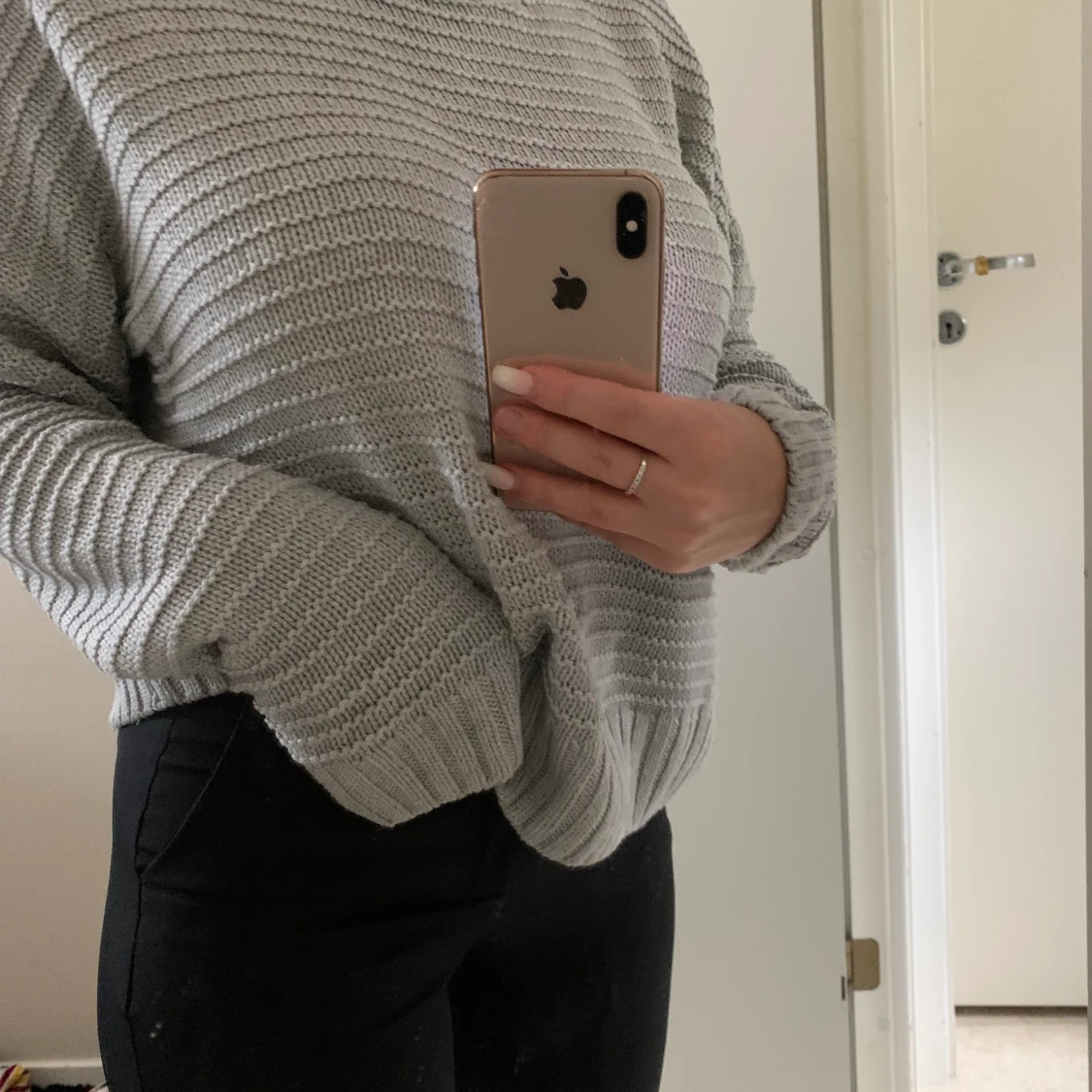 Stickad tröja 